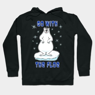 Go With The Floe Polar Bear Hoodie